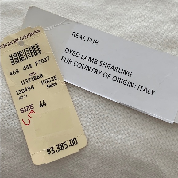 Rick Owens Real Fur dyed Lam Shearling Jacket - Picture 8 of 8